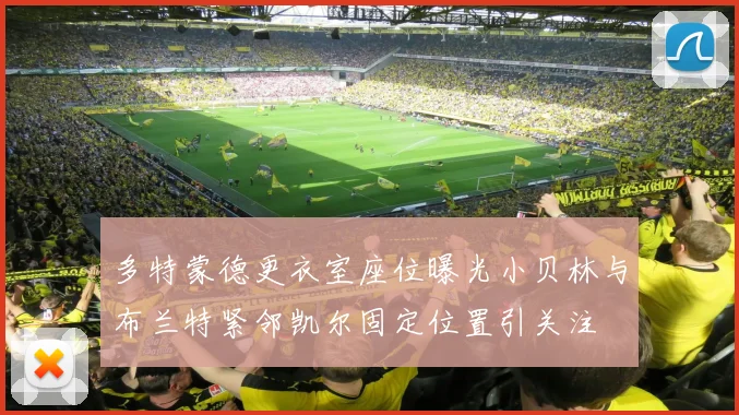 多特蒙德更衣室座位曝光小贝林与布兰特紧邻凯尔固定位置引关注