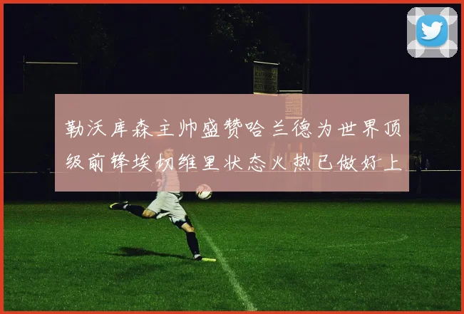 勒沃库森主帅盛赞哈兰德为世界顶级前锋埃切维里状态火热已做好上场准备
